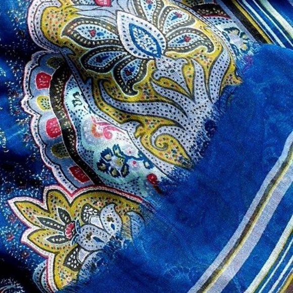 J.Jill NEW Very Beautiful Cotton Scarf NWT - Picture 4 of 13